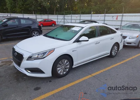 2017 Hyundai Sonata Hybrid Se from USA, damaged, VIN KMHE24L10HA055674